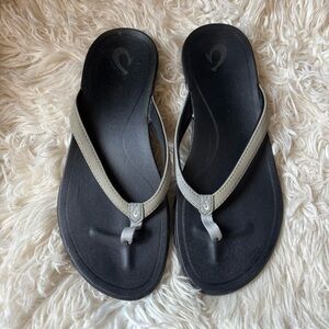 OluKai Ho'Opio Women's Beach Sandals Quick-Dry Flip-Flop Slides Size 9